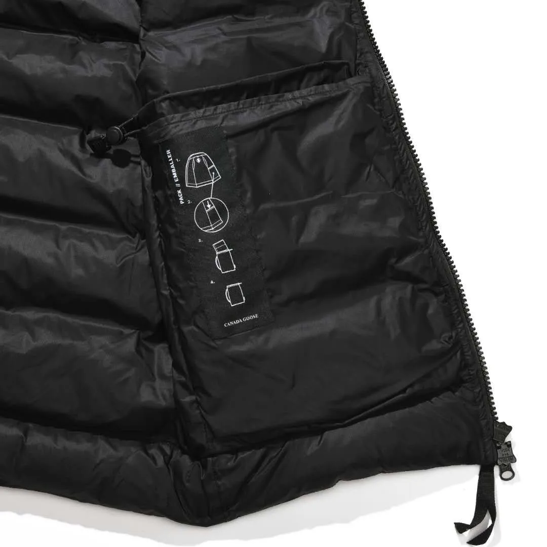 P500 Canadian brand CanadaGoose men's and women's CROFTON lightweight down vest 2229M DWR water repellent treatment WindWall windproof fabric 700 fleece filling original mold opening details one to one production The upper body effect is stunning Exclusively available on the Xiaohongshu purchasing platform The highest version on the market Size: XS S M L XL XXL